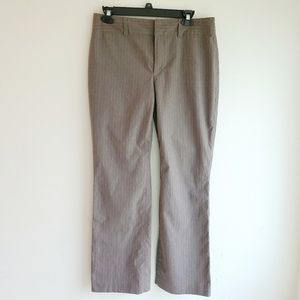 Banana Republic brown pinstripe dress pants